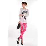 Dazzle Pink Camouflage Best Fit Leggings