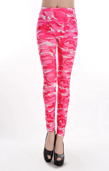 Dazzle Pink Camouflage Best Fit Leggings