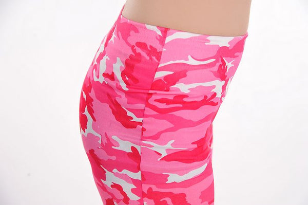 Dazzle Pink Camouflage Best Fit Leggings